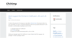 Desktop Screenshot of cfchimp.com